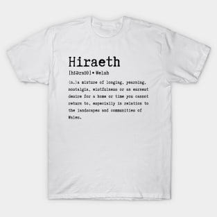 Hiraeth Cymru T-Shirt